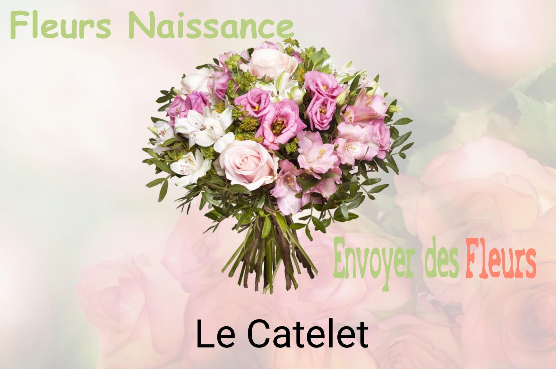 Bouquet de fleurs de naissance livré à Le Catelet